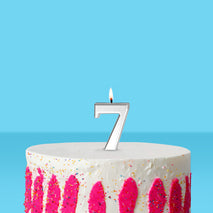 Number 7 Candle