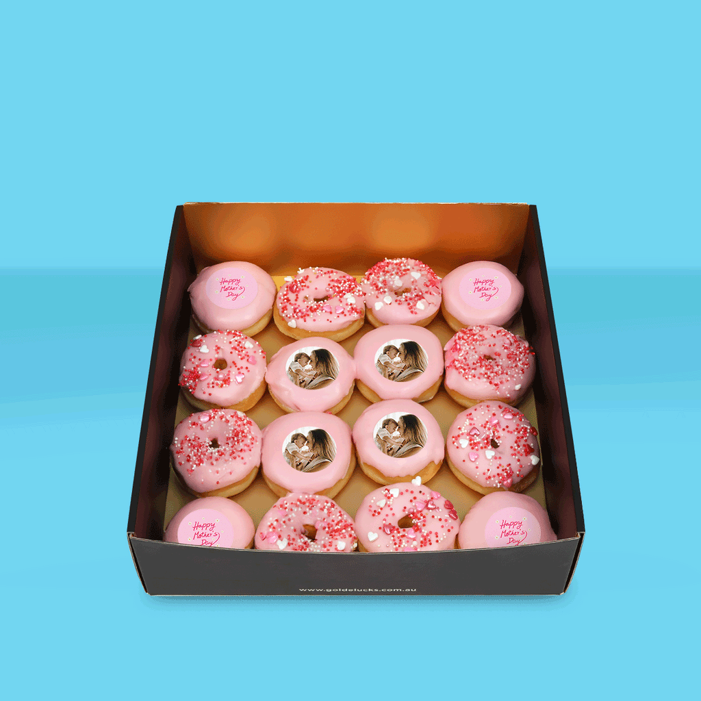 Small Personalised Mother's Day Donut Box - Goldelucks 