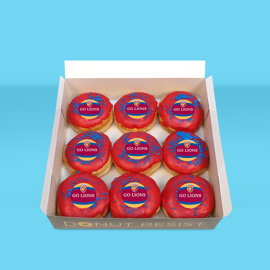 Brisbane Lions AFL Donuts