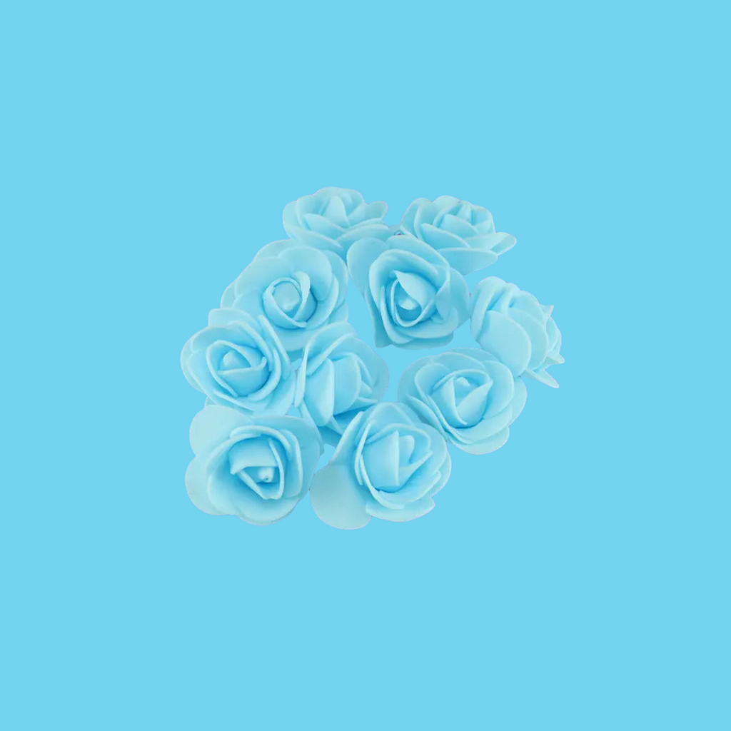 Blue Rose Flower Explosion