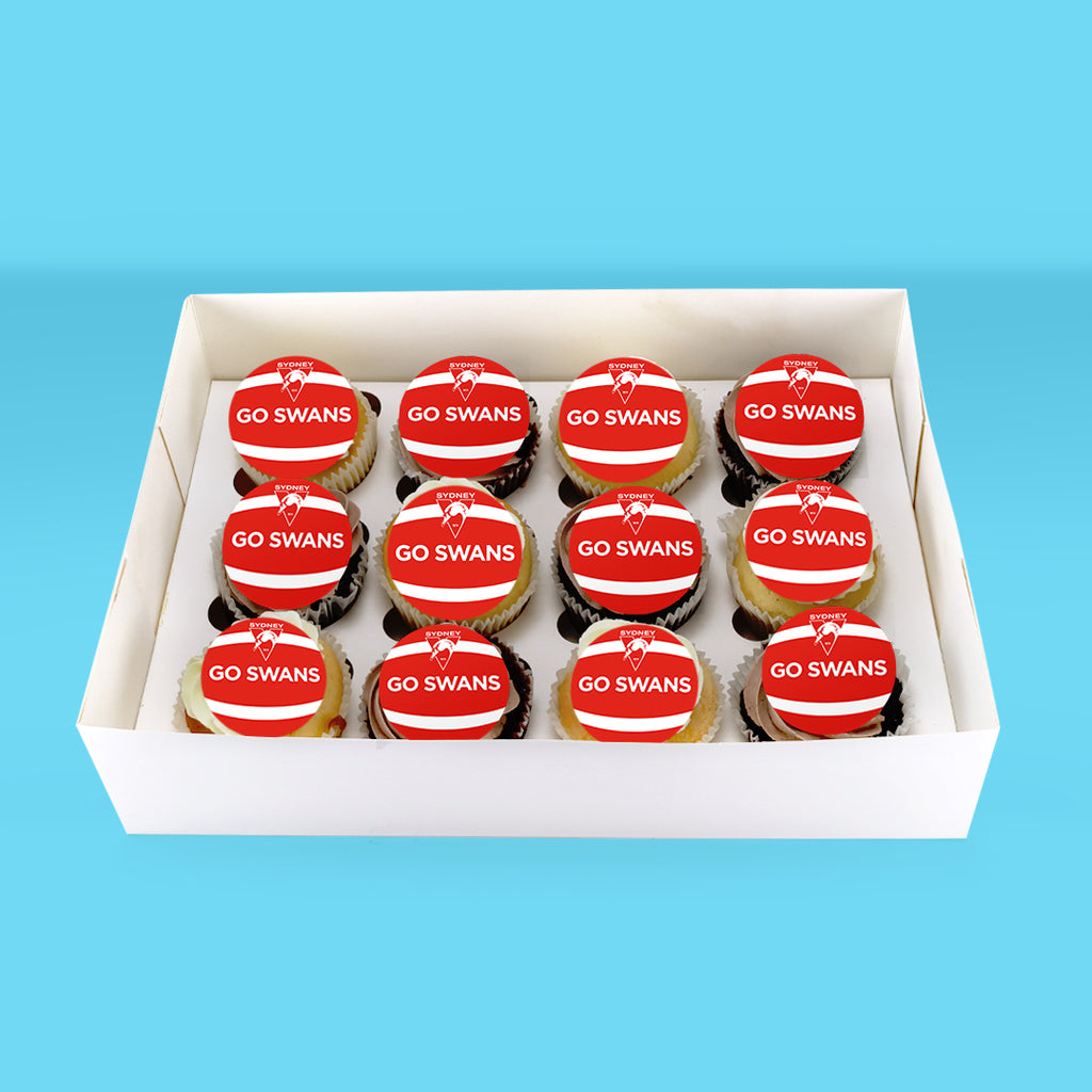 Sydney Swans AFL Cupcakes