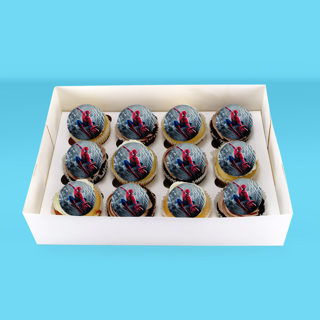 Spiderman Cupcakes