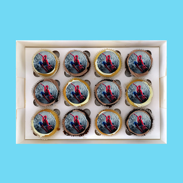 Spiderman Cupcakes