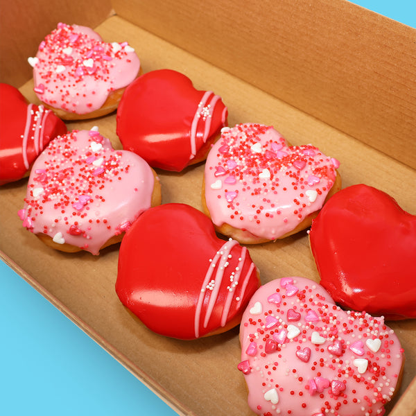 Large Heart Donut Box