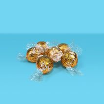 6x Gold Chocolate Lindt Balls