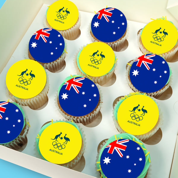 2024 Olympics Cupcakes